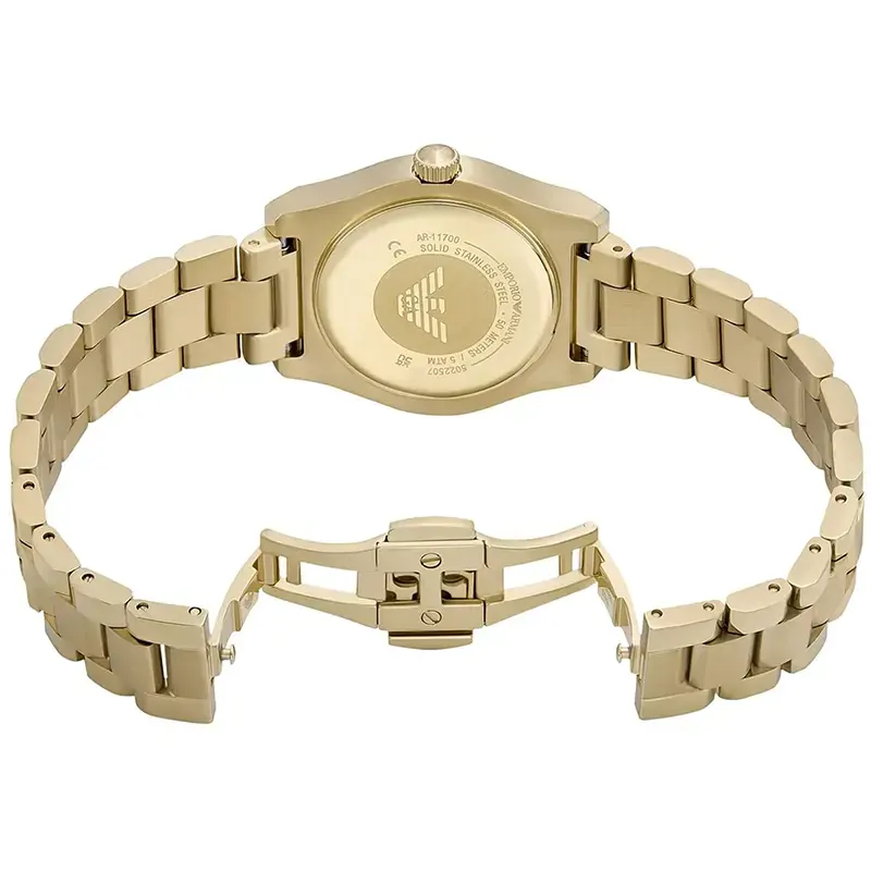 Emporio Armani Federica Brown Dial Ladies Watch | AR11700